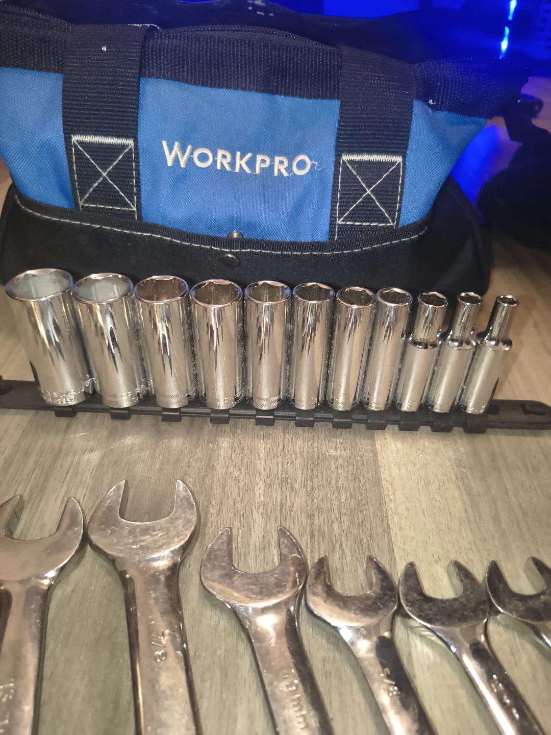 WORKPRO Socket and Wrench Set - photo 2