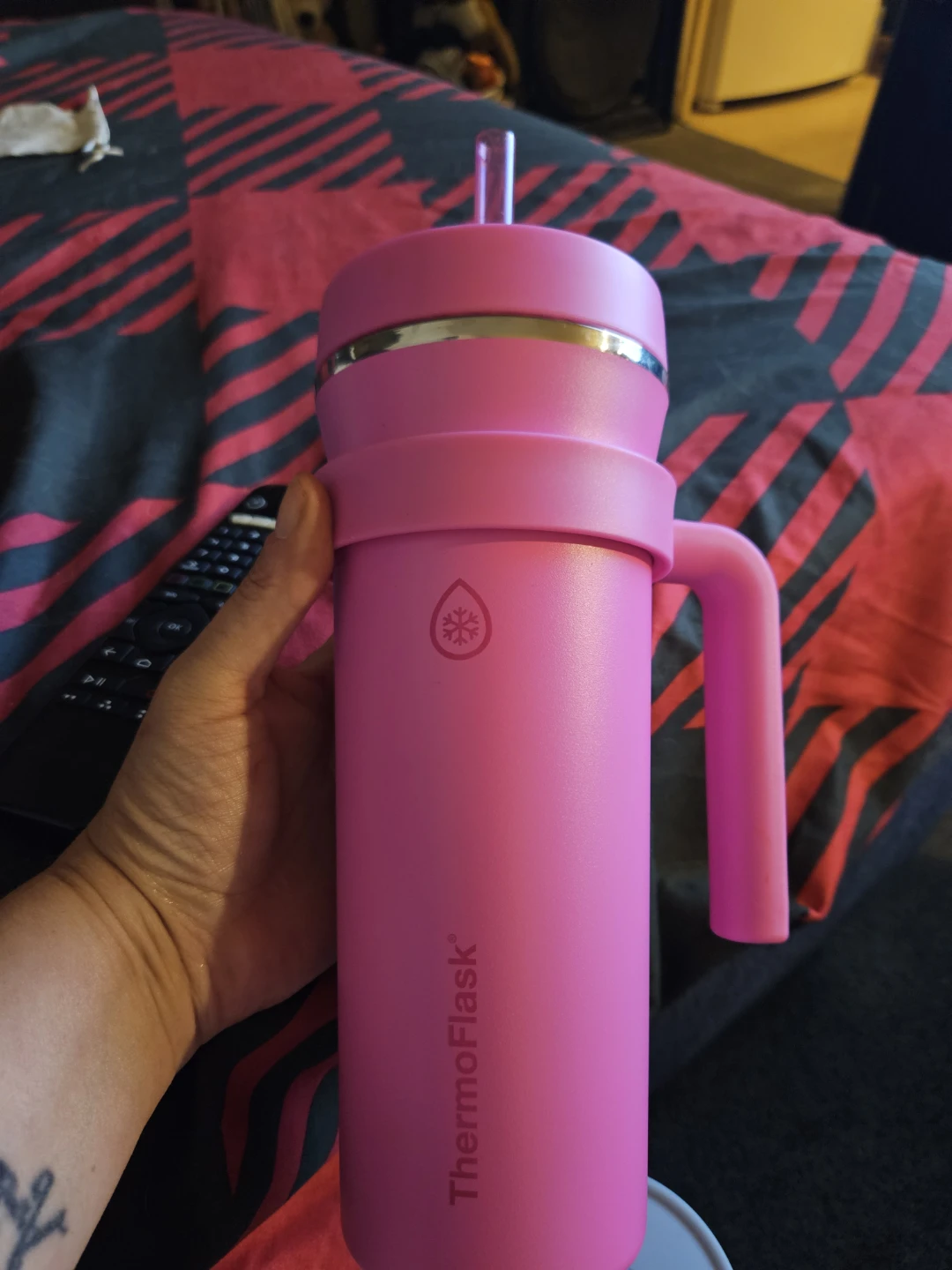 ThermoFlask Pink Tumbler 32oz
