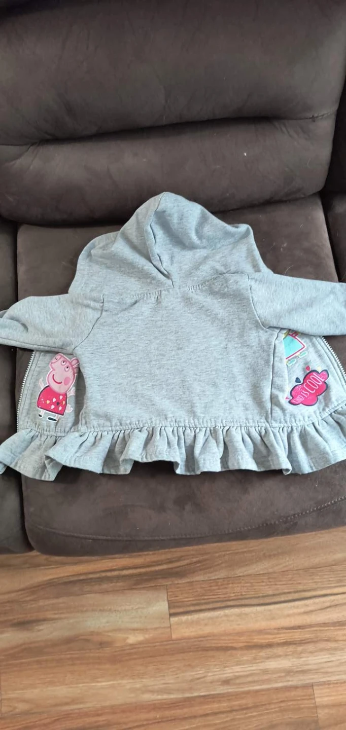 Peppa Pig Grey Hoodie Jacket. 2T - photo 2