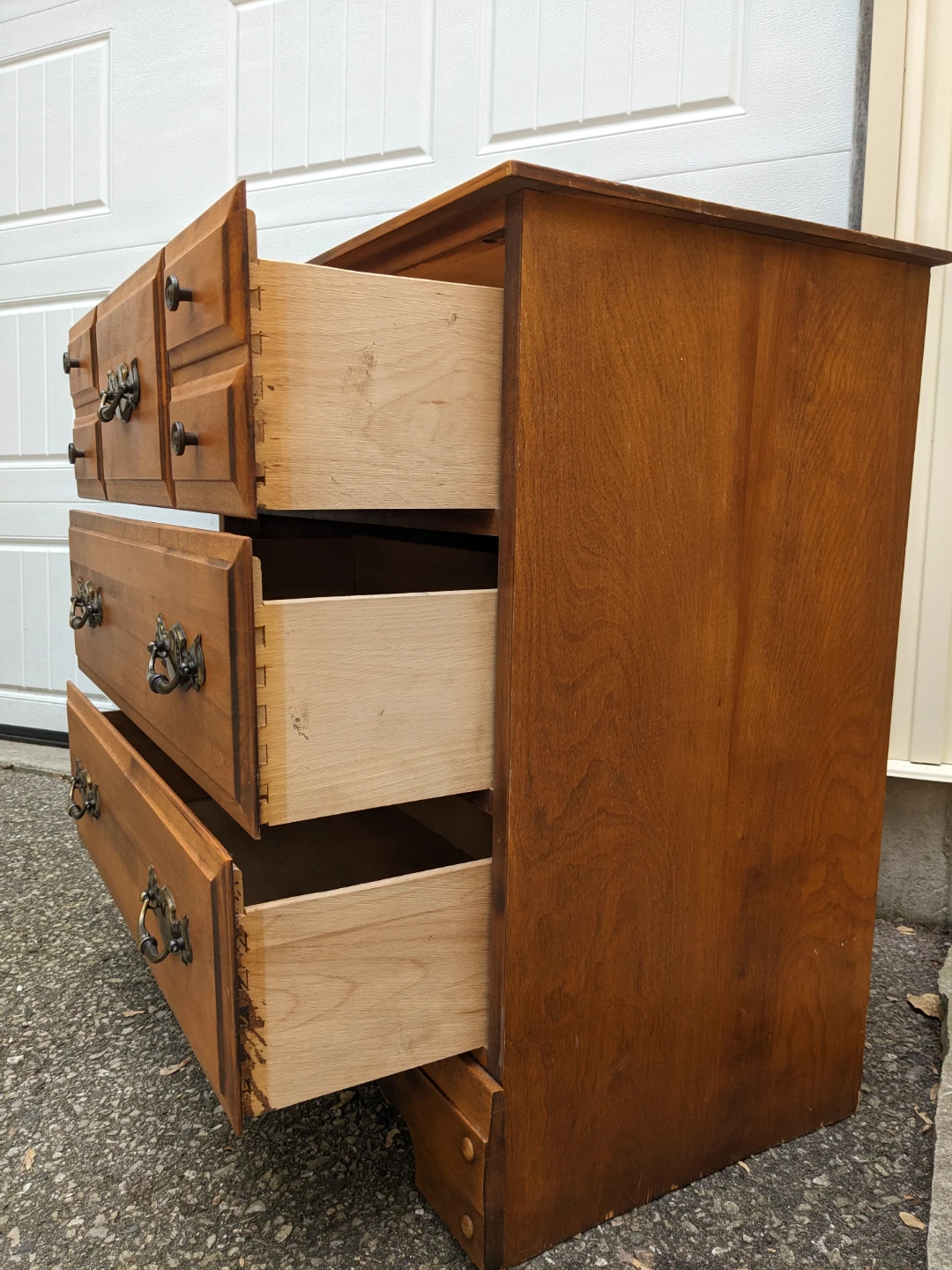 3 Drawer Wooden Chest - photo 4