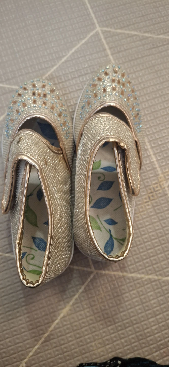 Gold glitter Mary Jane shoes toddler size