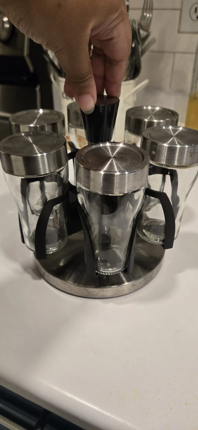 Spice Rack with 6 Jars - photo 2