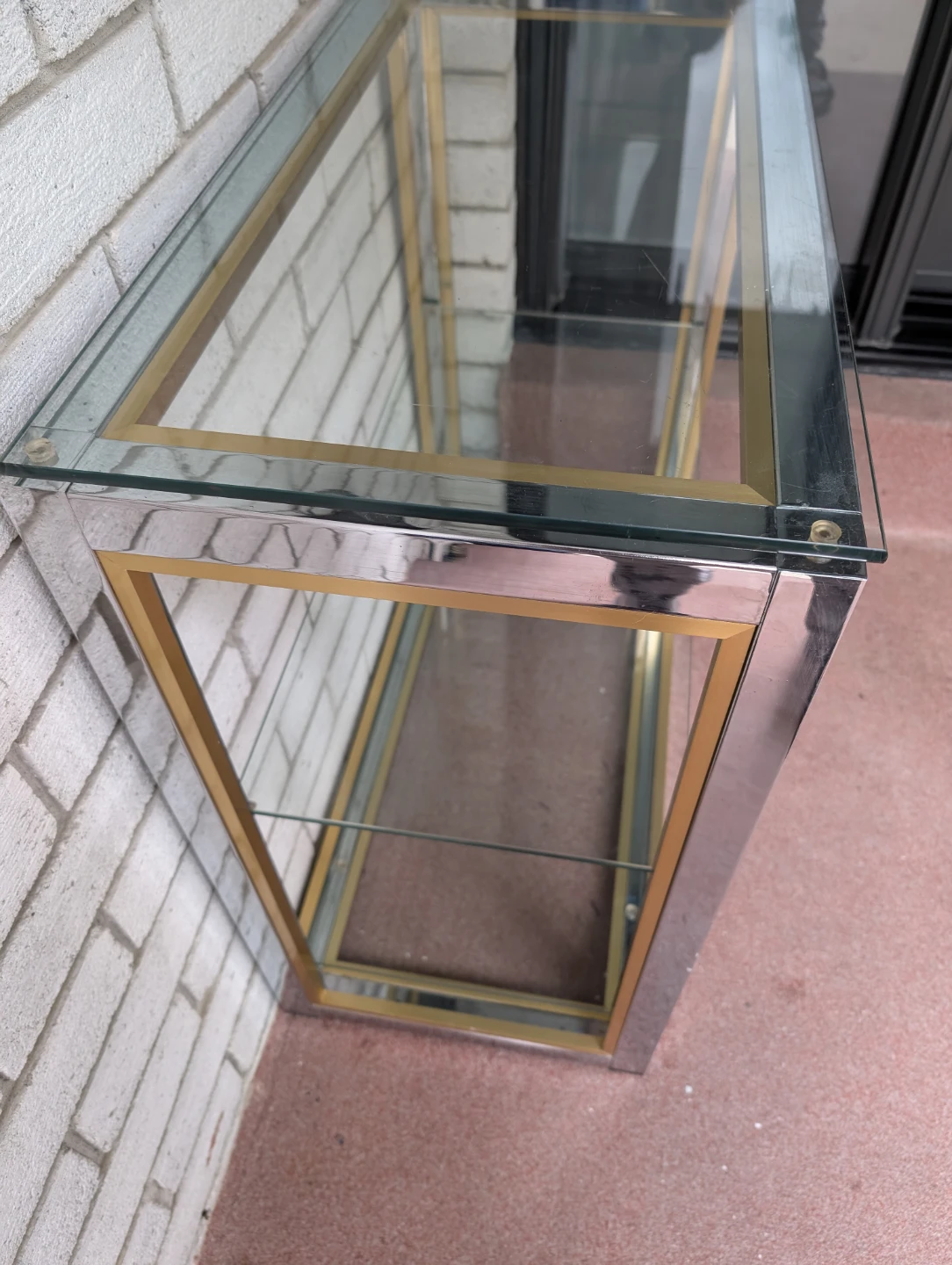 Glass and Chrome Display Shelf - photo 4