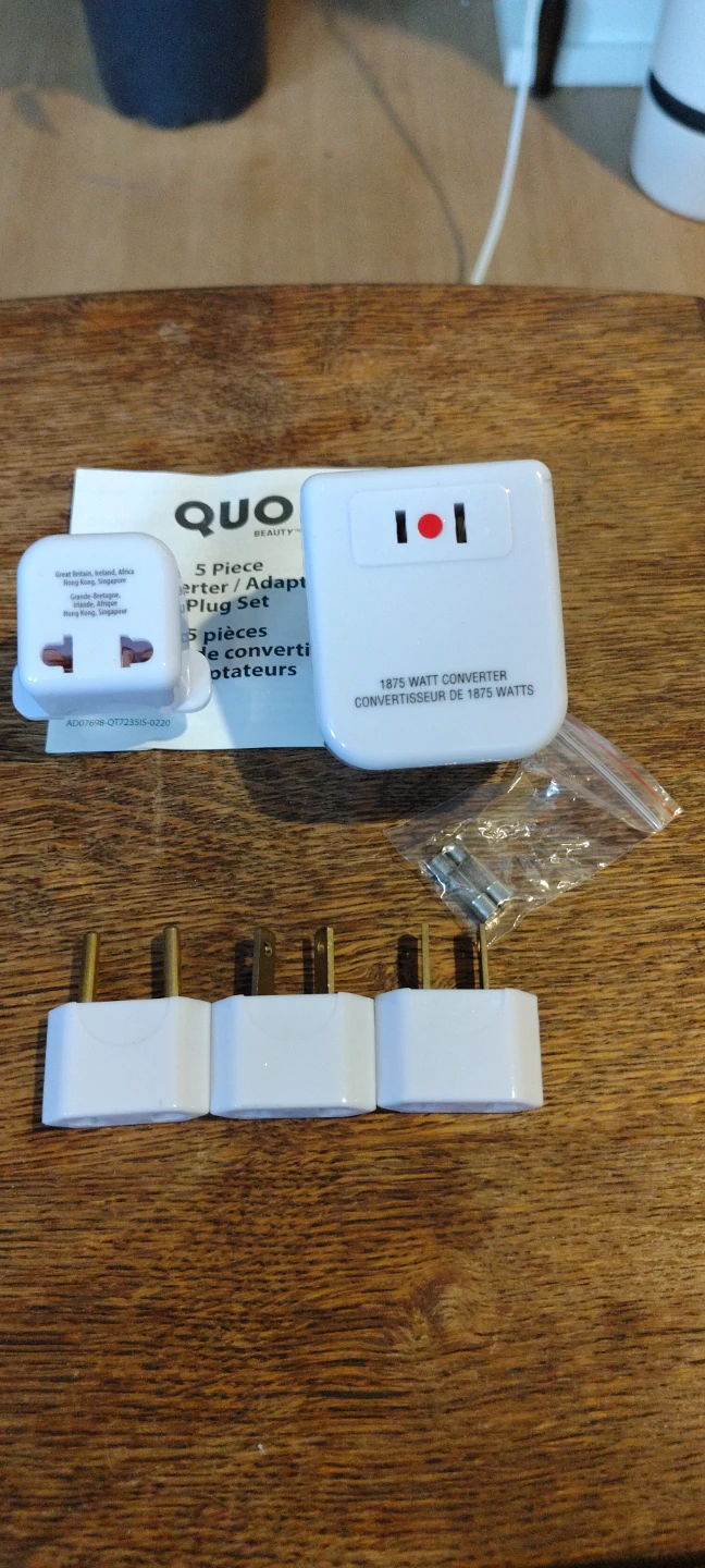 QUO Beauty 5 Piece Converter/Adaptor Plug Set - photo 2