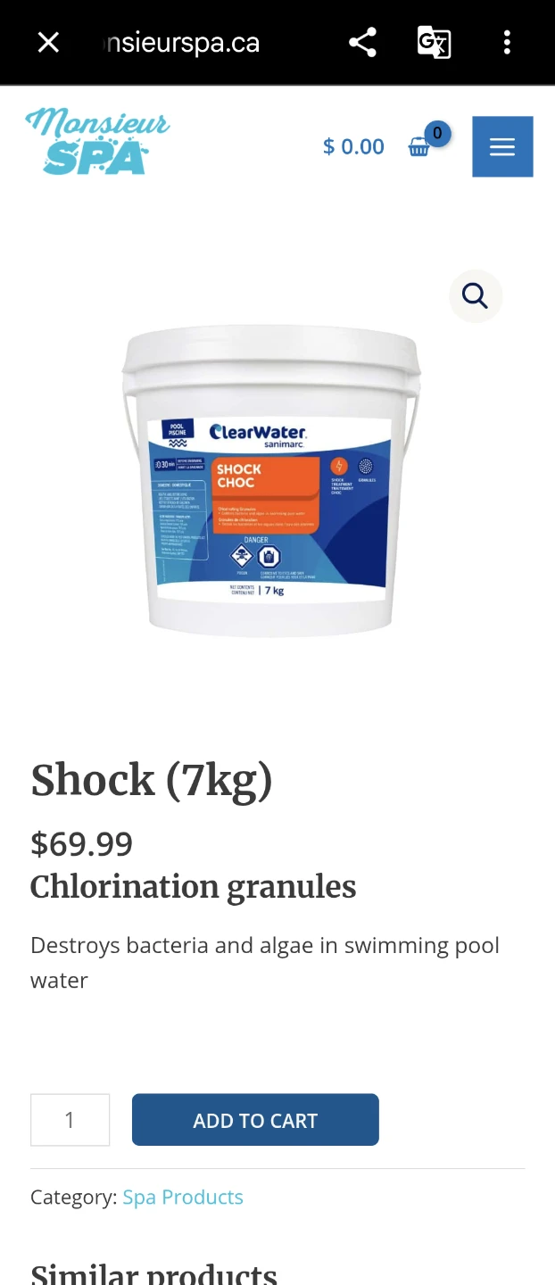 Pool chlorine shock 7kg - photo 3