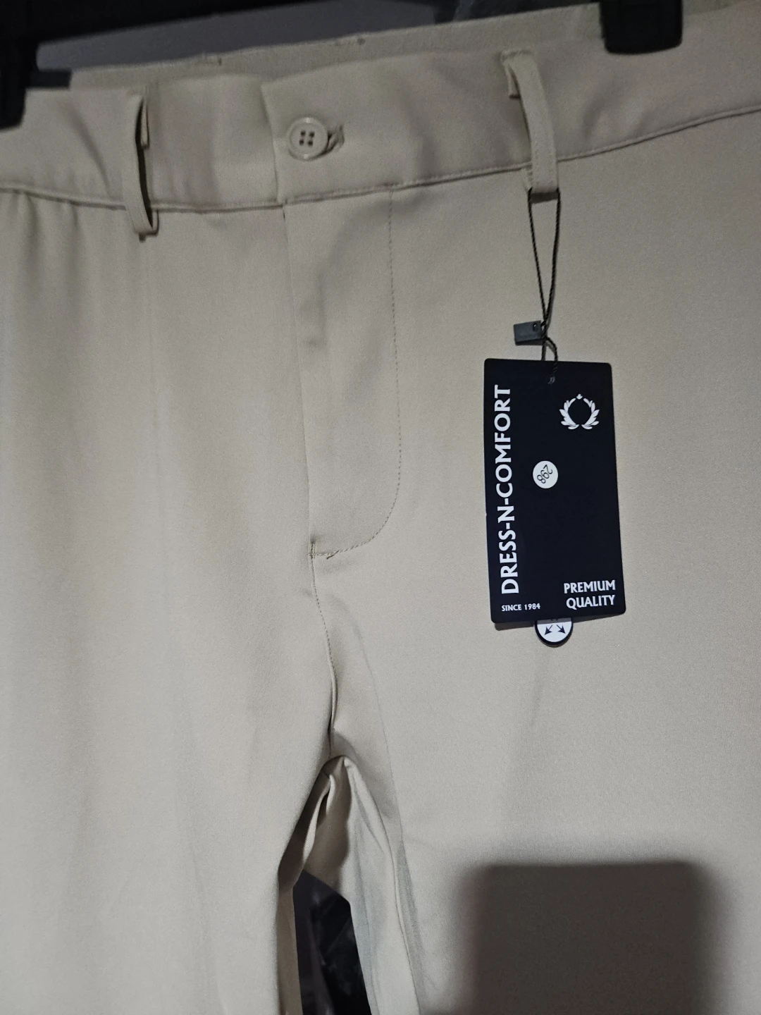 Dress-N-Comfort Khaki Stretch Fabric Pants - photo 2