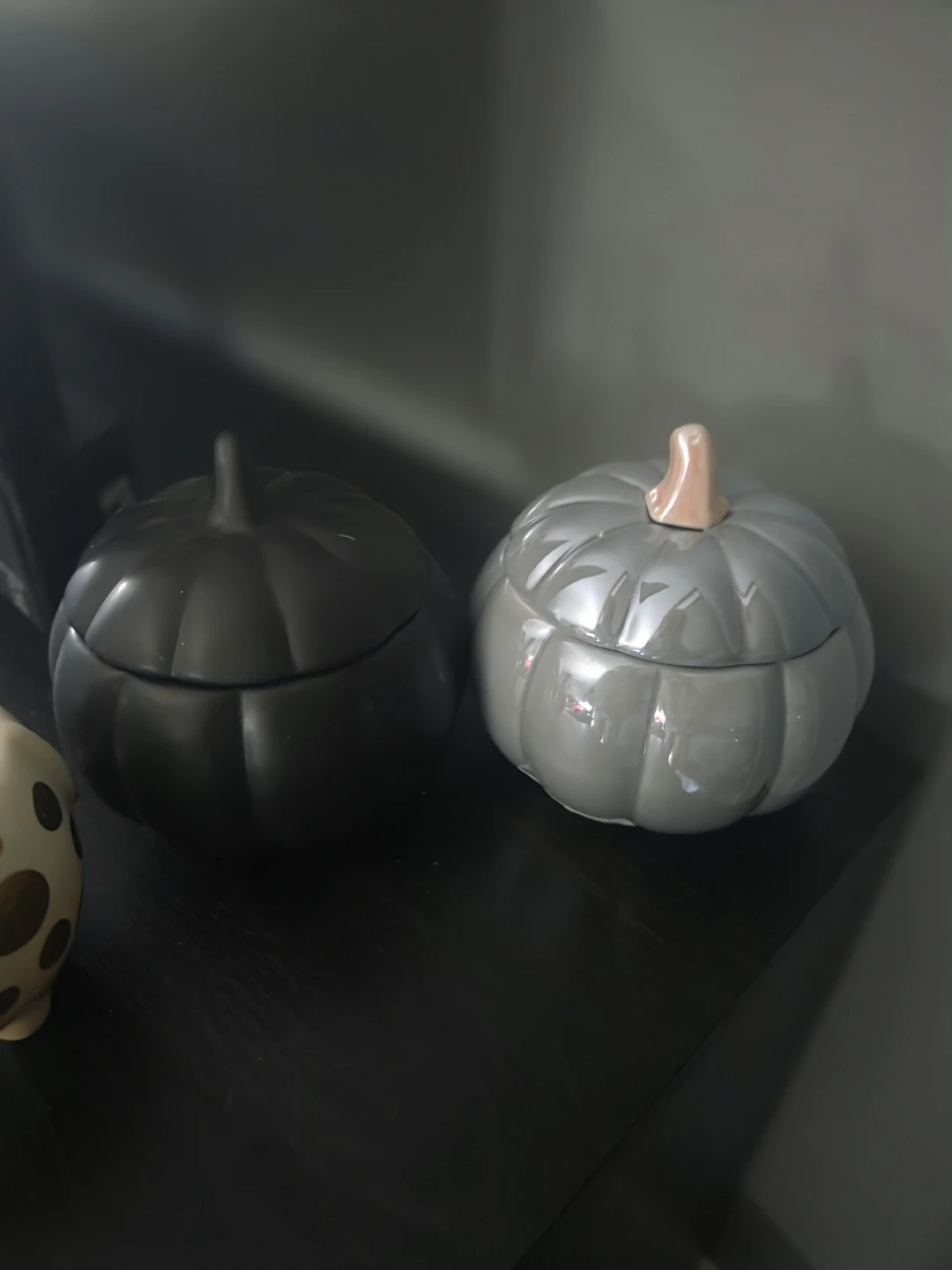 Pumpkin Shaped Candles (Set of 2)
