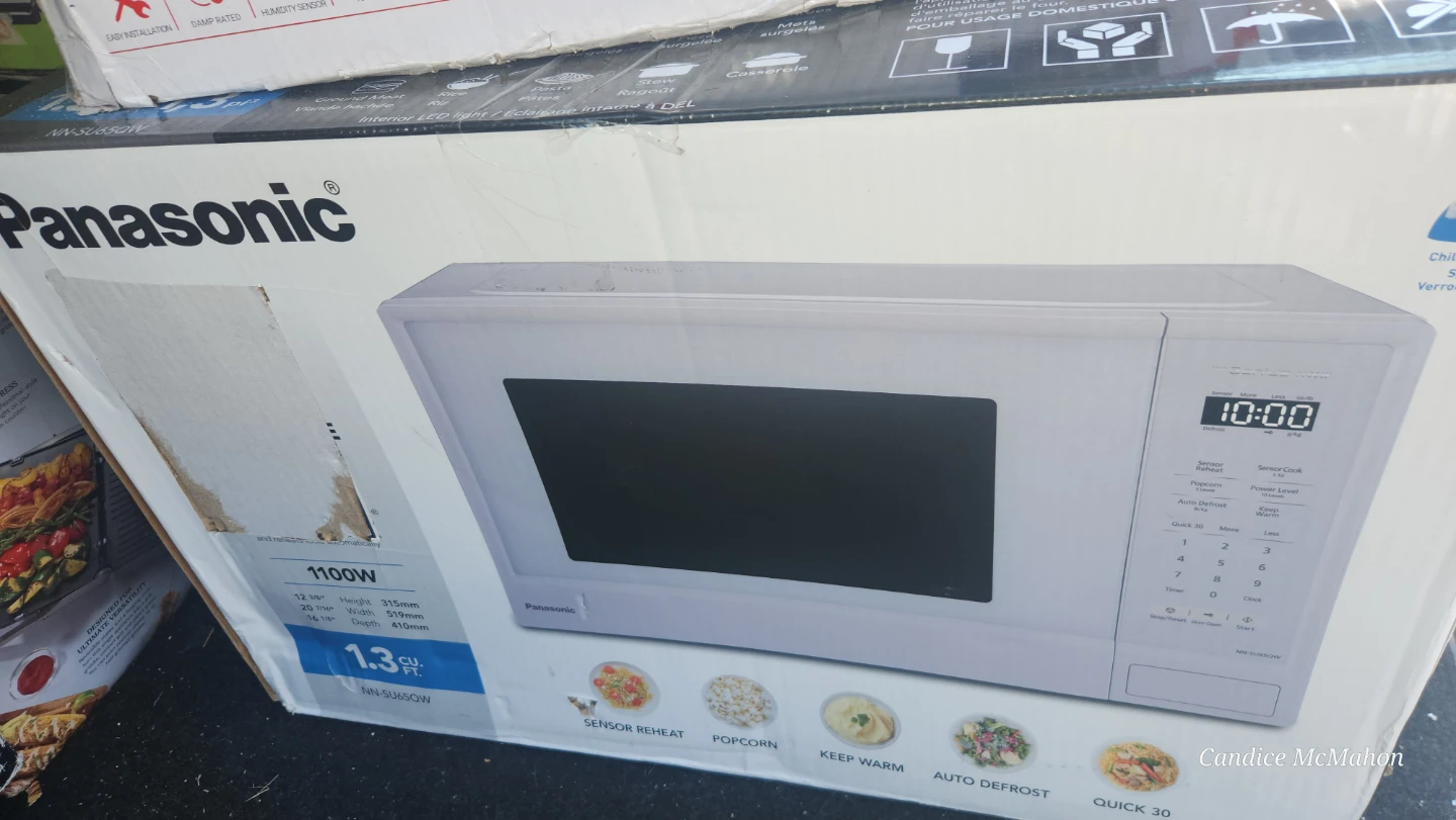 Panasonic Microwave Oven 1.3 cu. ft. NN-SU65QW Matte White - photo 2