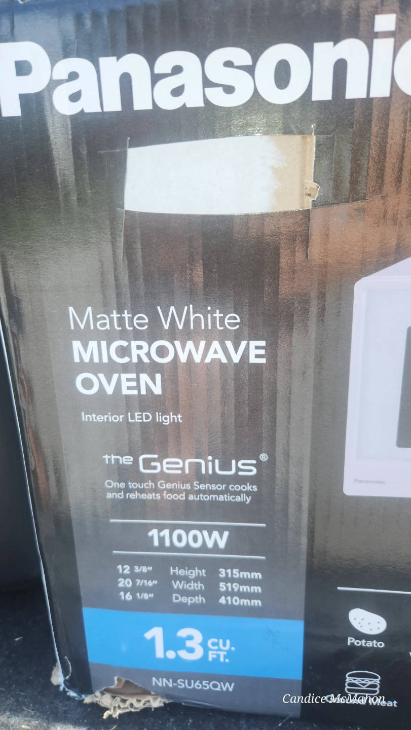 Panasonic Microwave Oven 1.3 cu. ft. NN-SU65QW Matte White - photo 3