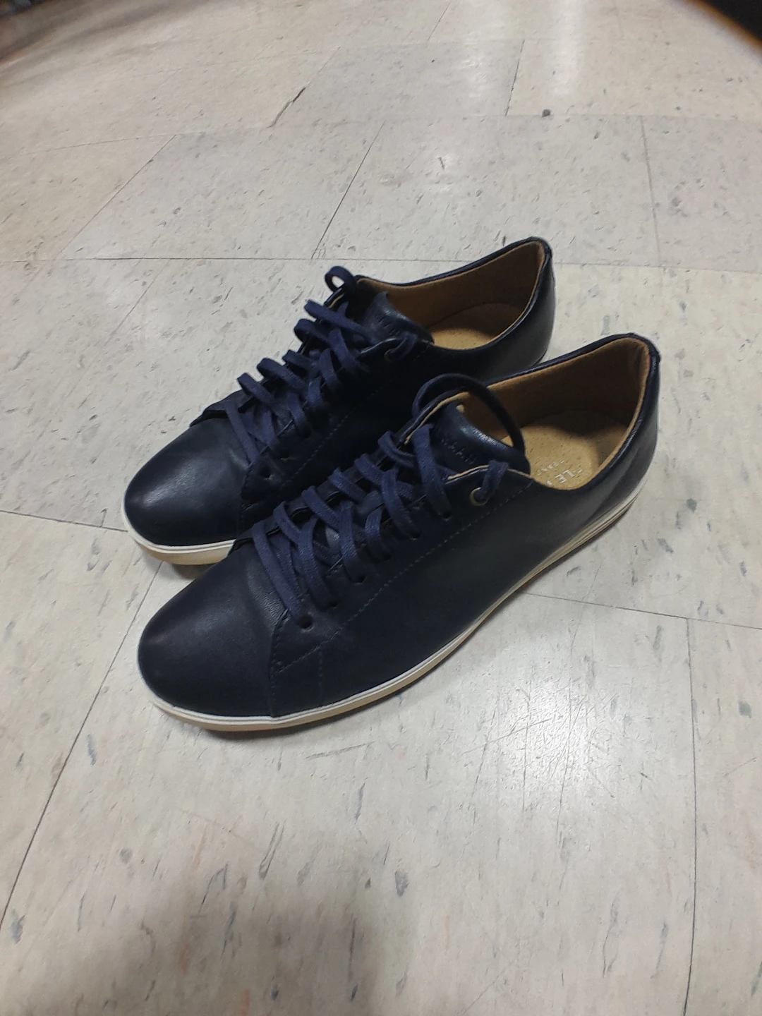 Cole Haan Navy Leather Sneakers - Size 10 - photo 4