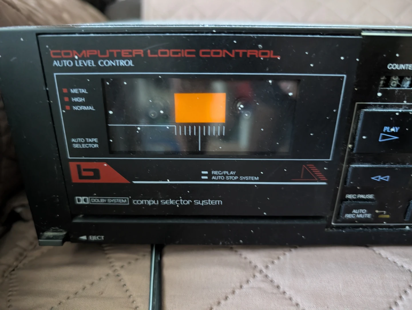 Sansui D-70BW Stereo Double Cassette Deck - photo 2