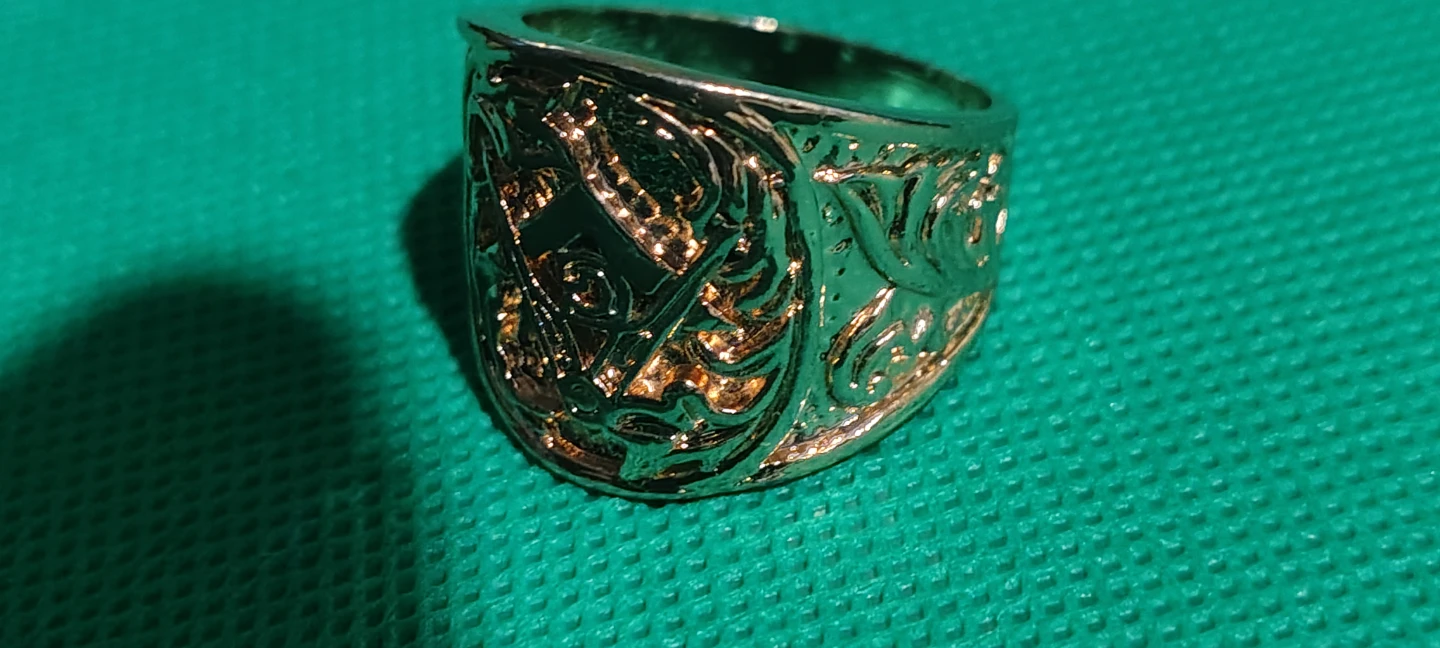 Men's Masonic Ring - Rose Gold - photo 3