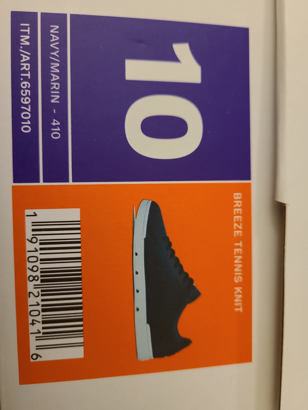 SWIMS Breeze Tennis Knit Shoes - Navy - Size 10 - photo 2
