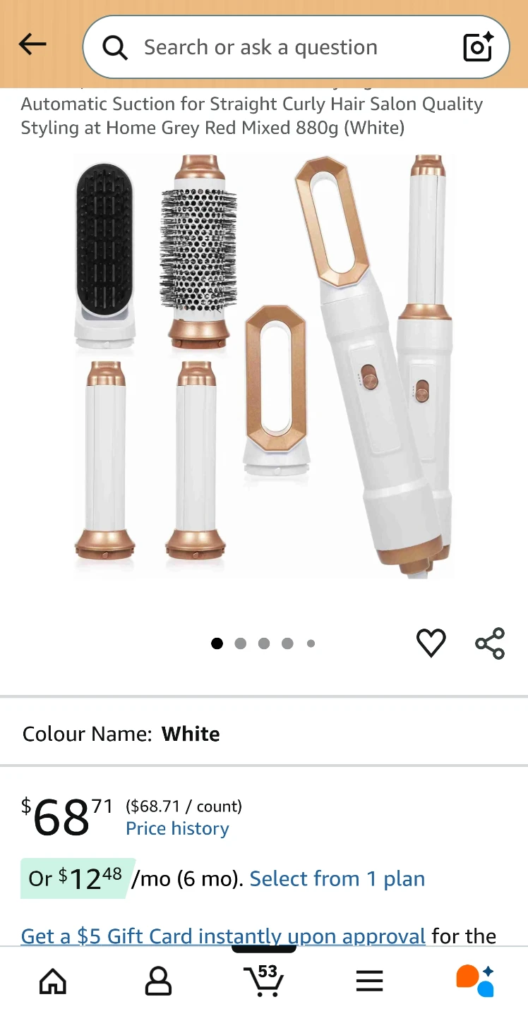 Ukliss Hair Styler Set - White