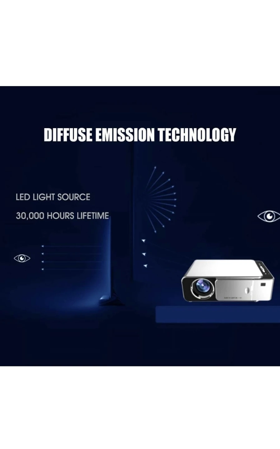 New International Version LED HD Projector LEDFull HD Projector - photo 4