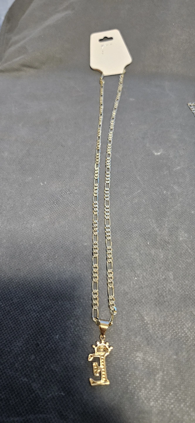 Gold Tone Initial Necklaces $15 each - photo 3