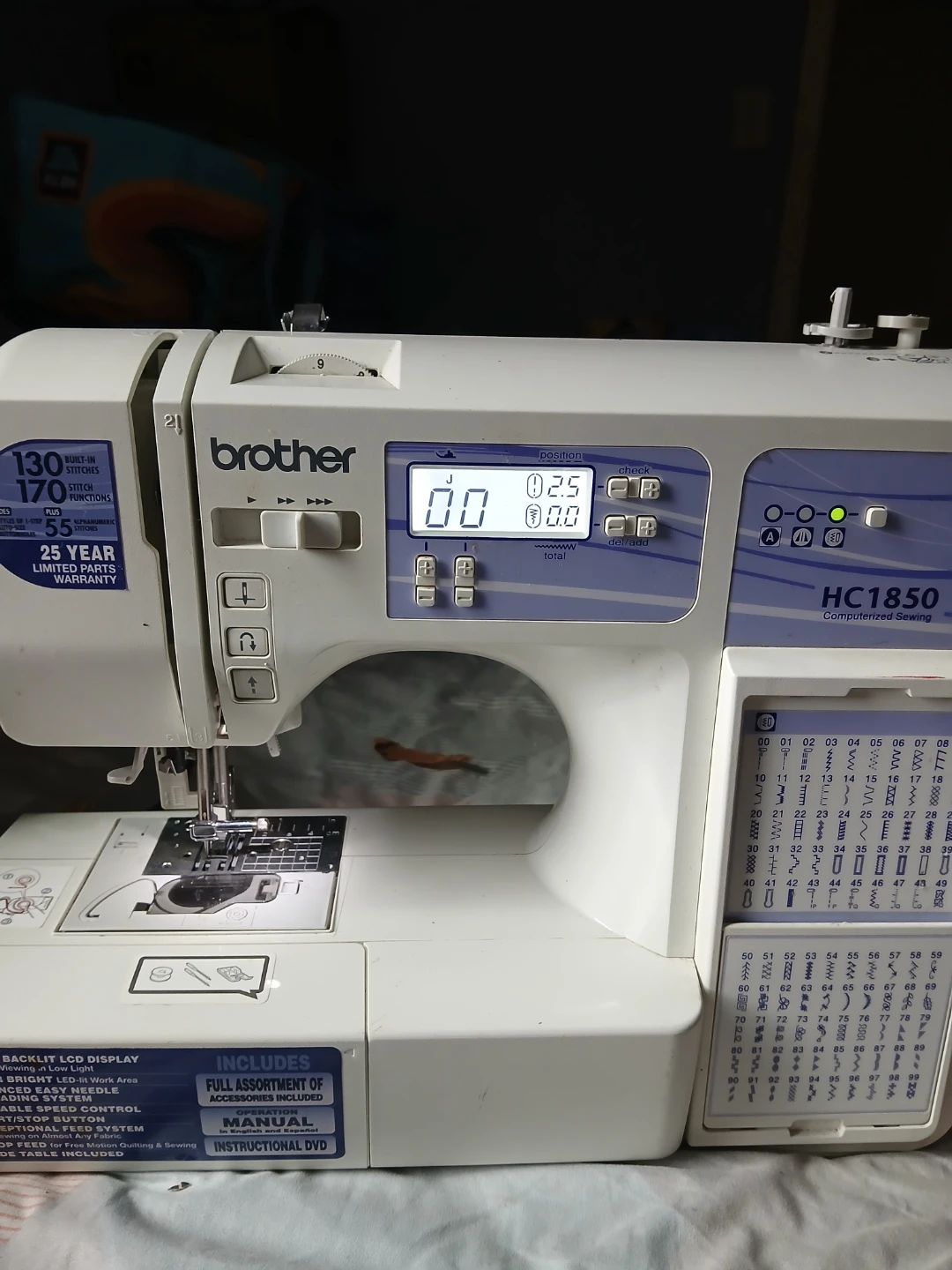 Brother HC1850 Computerized Sewing Machine