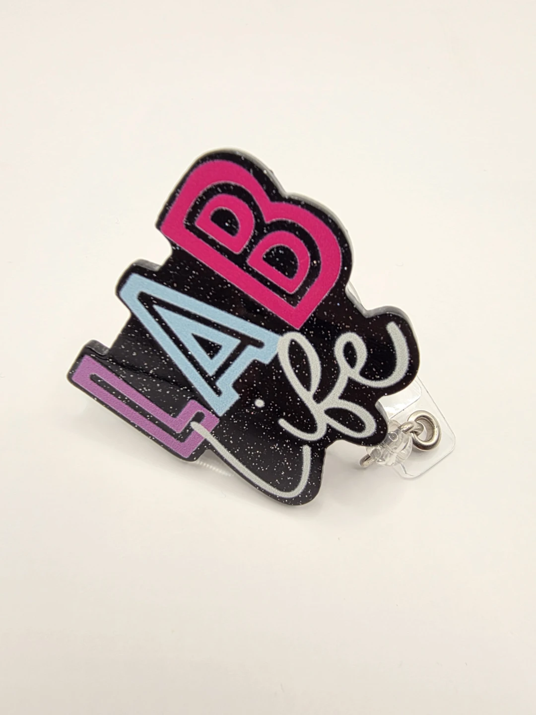Retractable Badge Holder "Lab Life"
