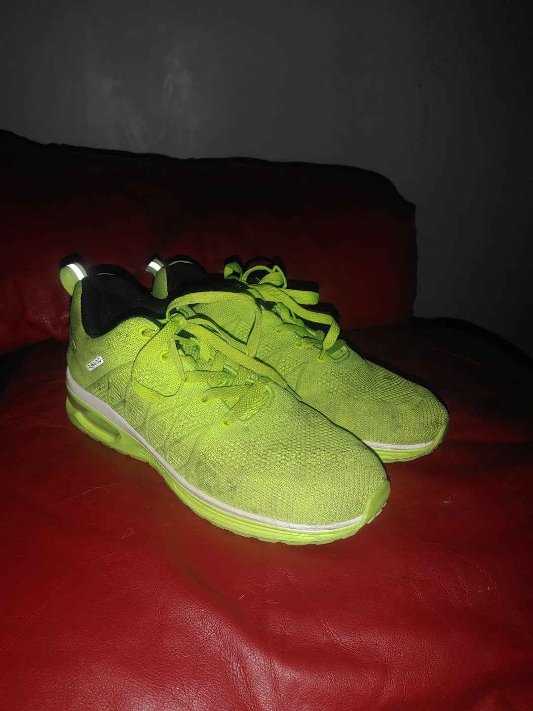 Bright Green Running Shoes - photo 3