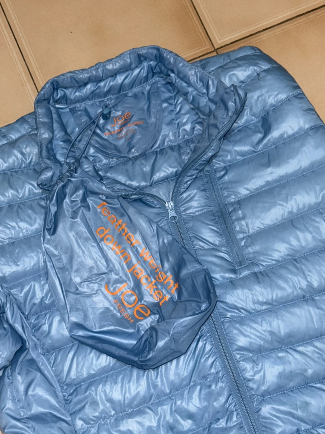 Joe Fresh Packable Down Jacket - Large