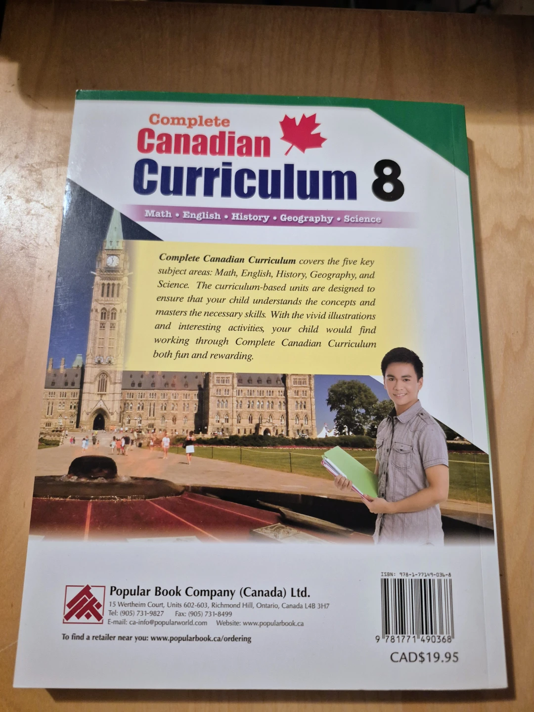 BN)Complete Canadian Curriculum 8 Textbook - photo 2