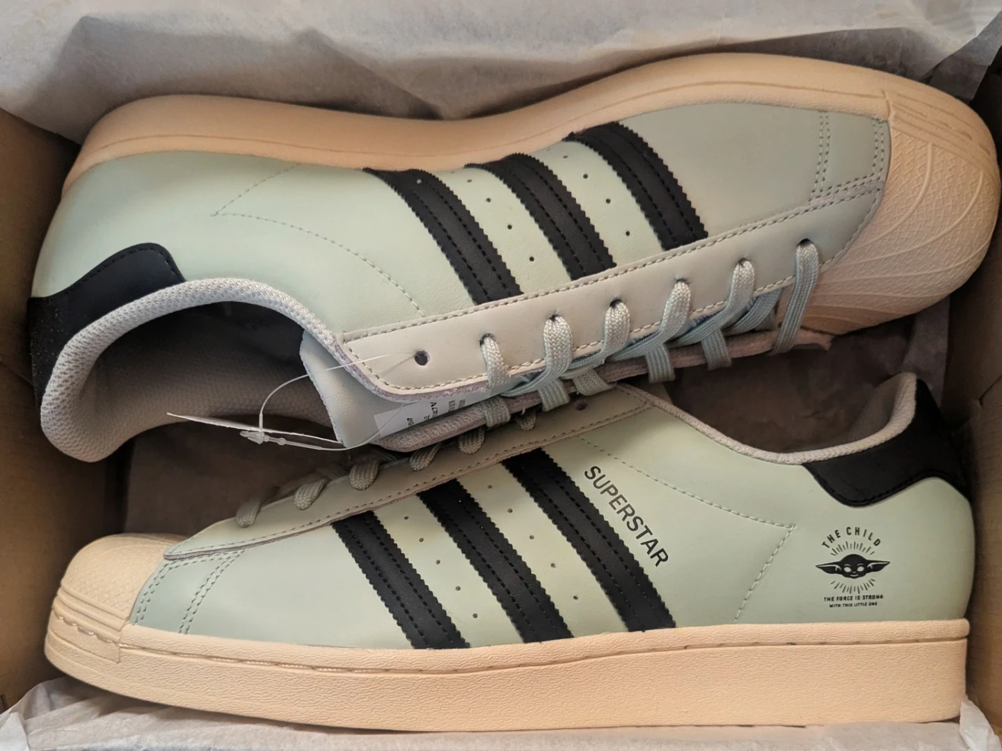 Adidas Superstar The Mandalorian (Star Wars)  baby Yoda shoes - photo 2