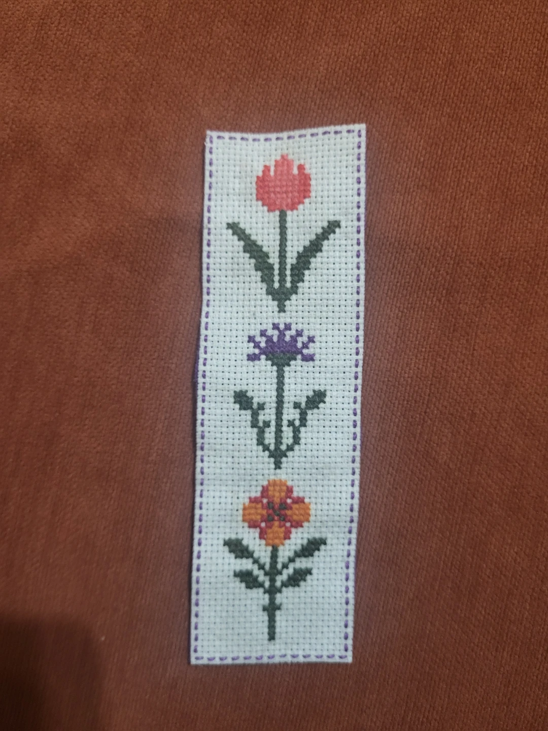 Handmade Cross-Stitch Bookmark