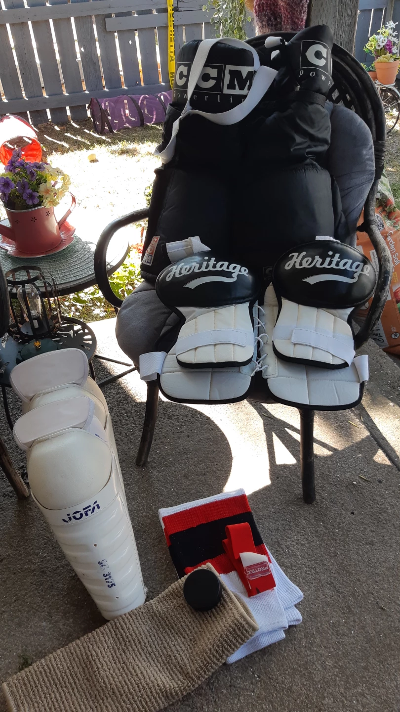JOFA Hockey Shin Guards and CCM Hockey Equipment