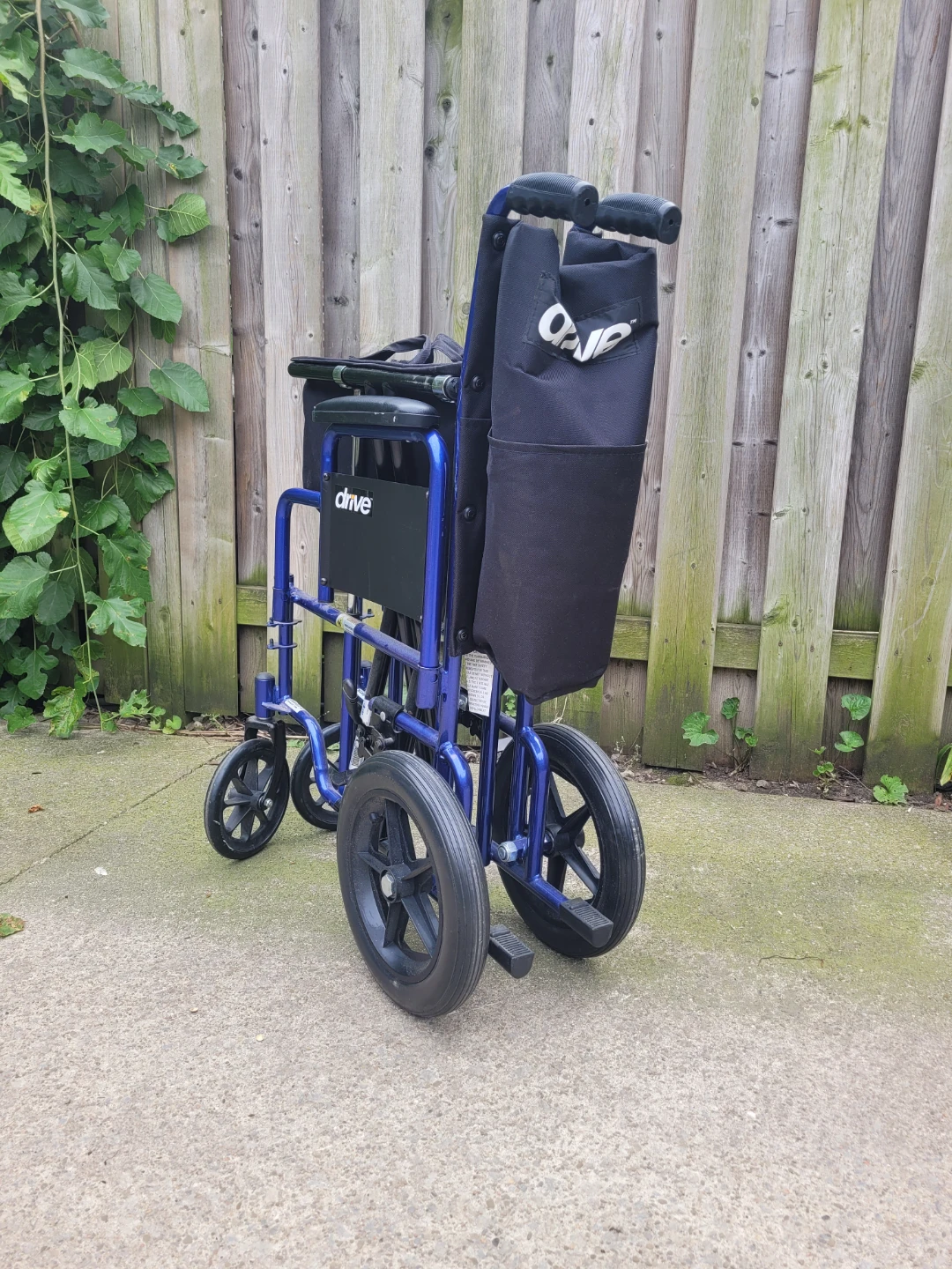 Drive Medical Blue Lightweight Transport Wheelchair - photo 3