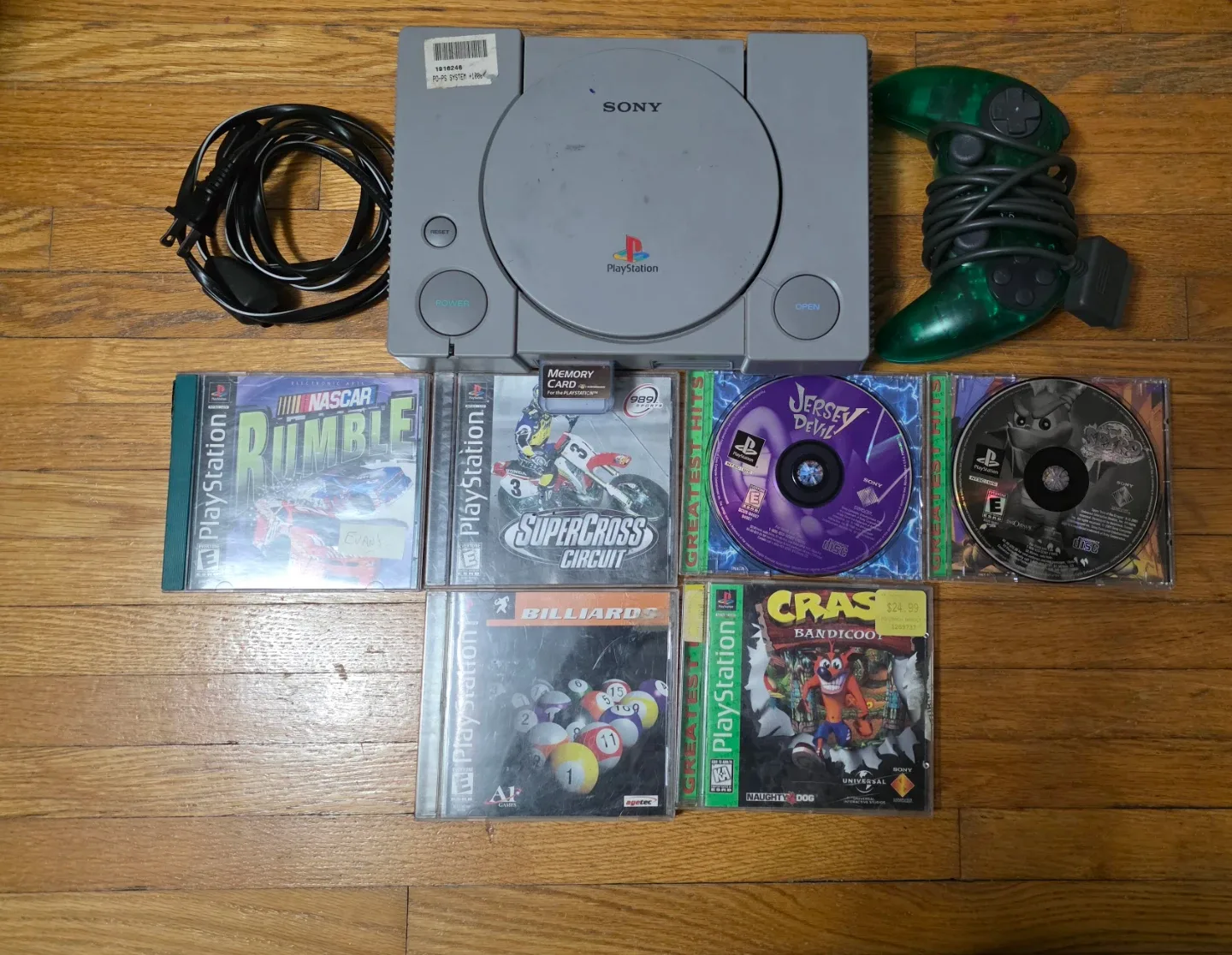 Sony PlayStation 1 Console with Games and Accessories - photo 5