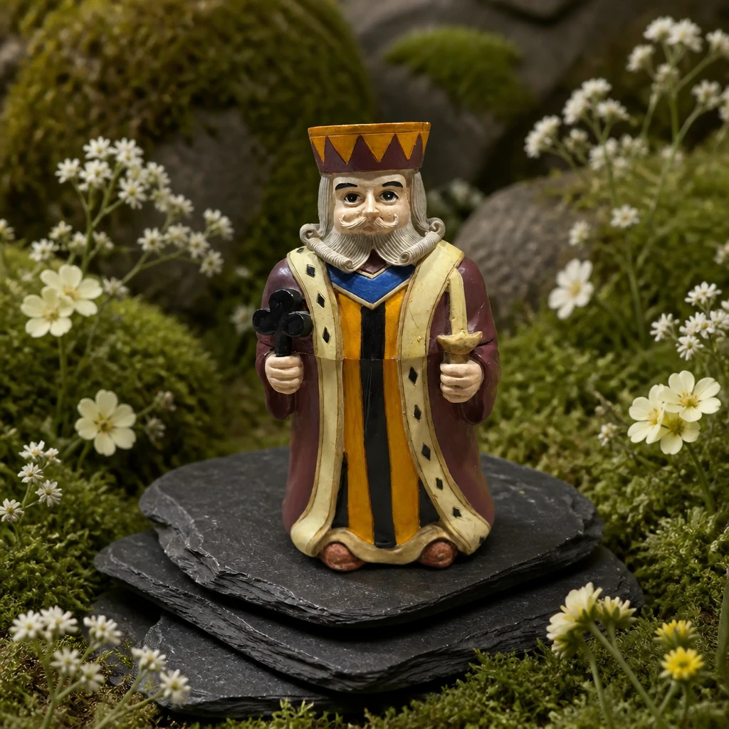 King of Clubs Playing Card Figurine Holder - photo 3