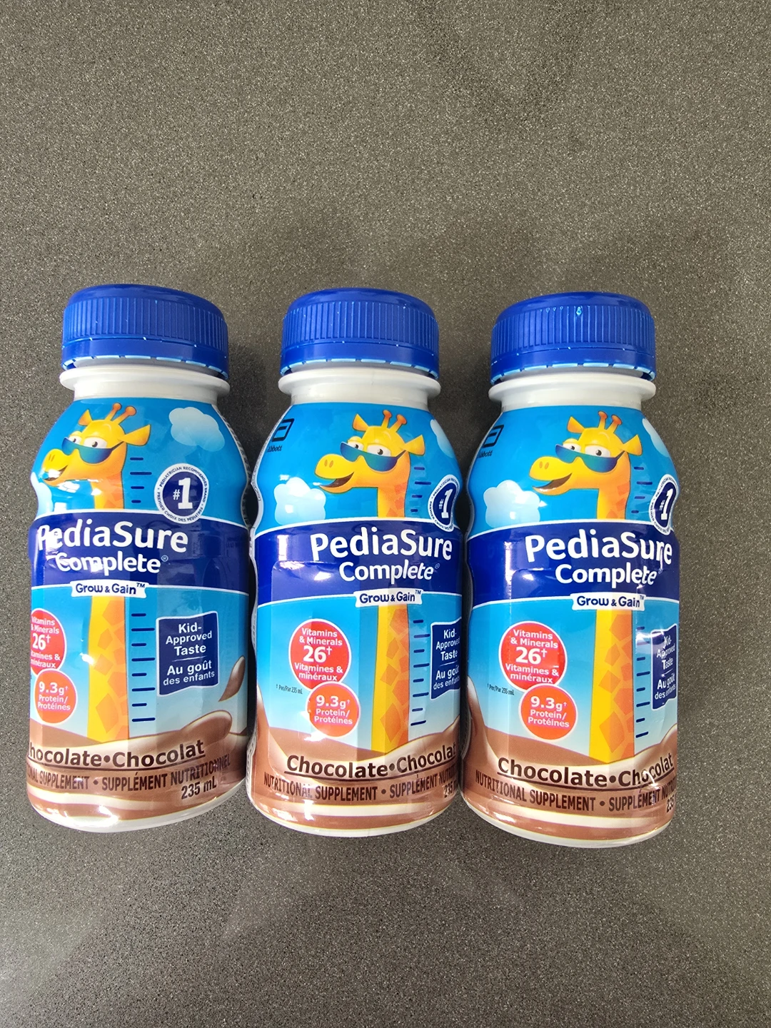 PediaSure Complete Chocolate Nutritional Supplement (3 x 235ml)