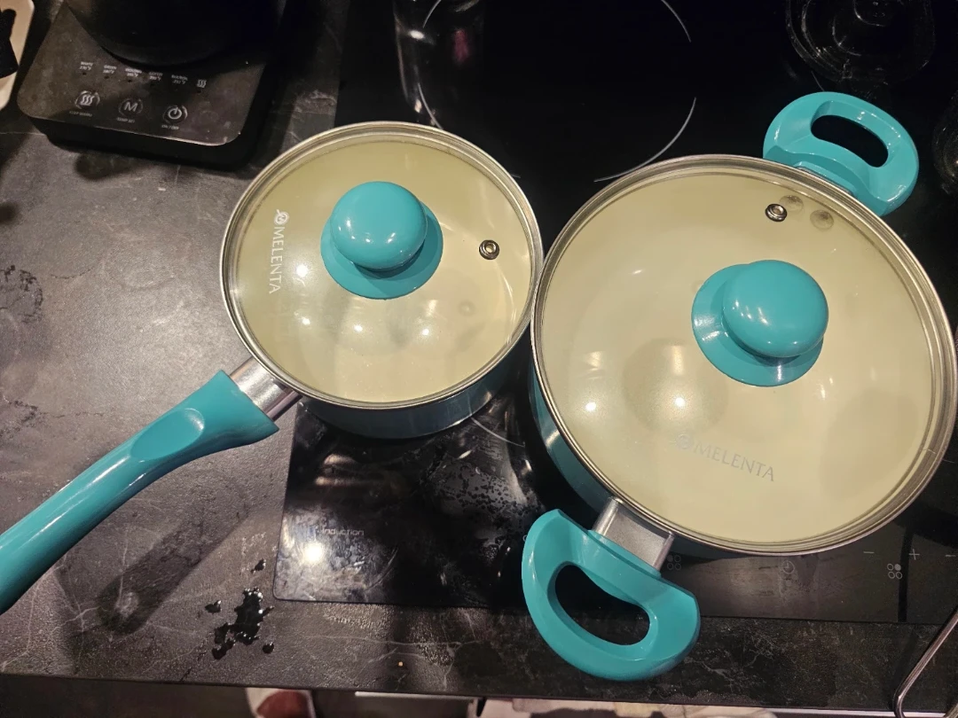 Melenta two Pot Set with lid