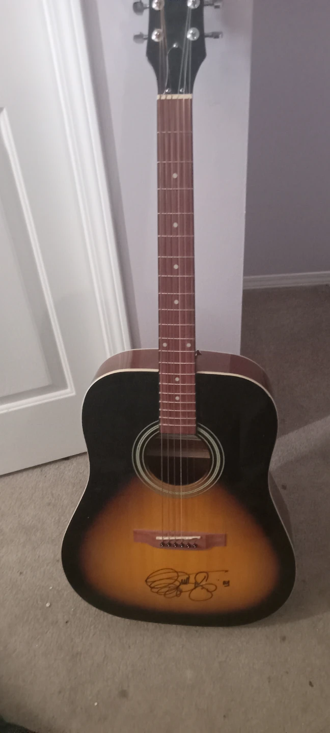 Signed Brett Kissel Epiphone Acoustic Guitar