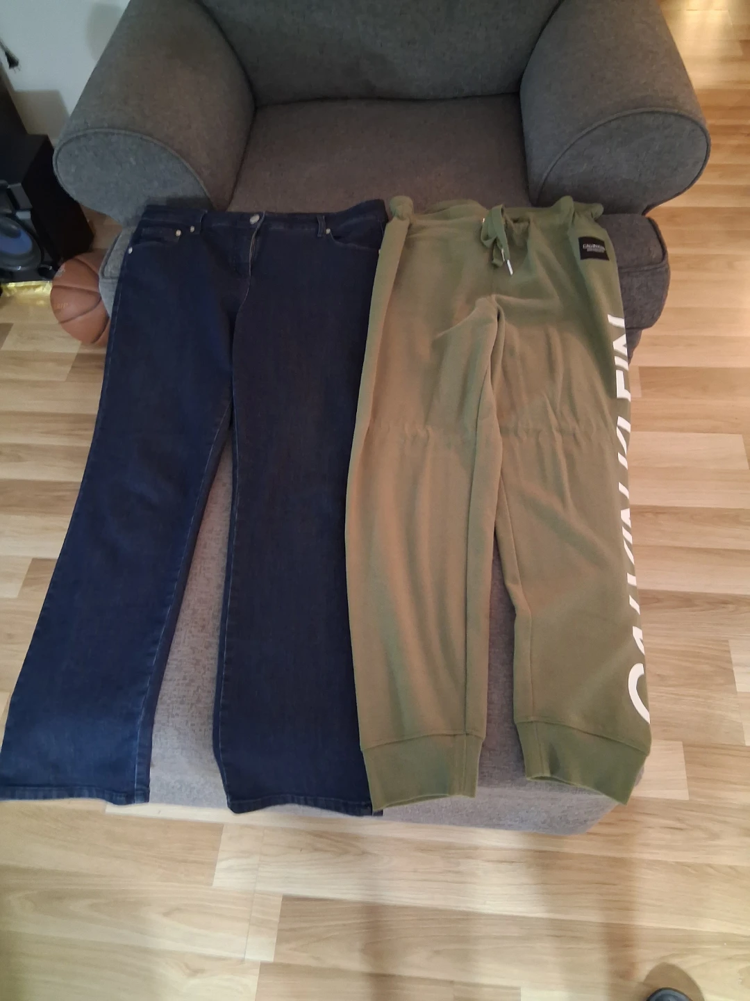 Calvin Klein Sweatpants and Blue Jeans Bundle
