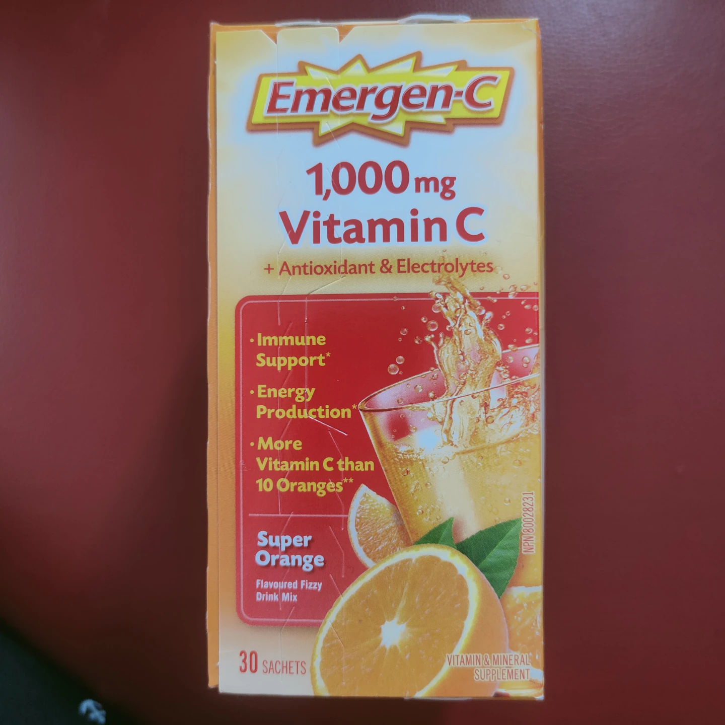 Emergen-C 1,000mg Vitamin C Super Orange Drink Mix - photo 2