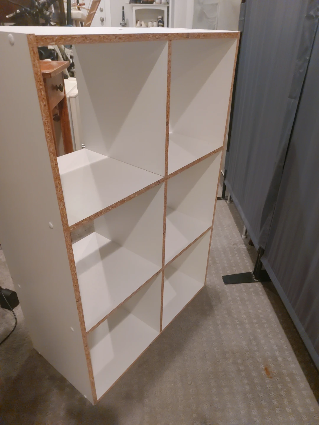 White 6-Cube Storage Shelf - photo 4