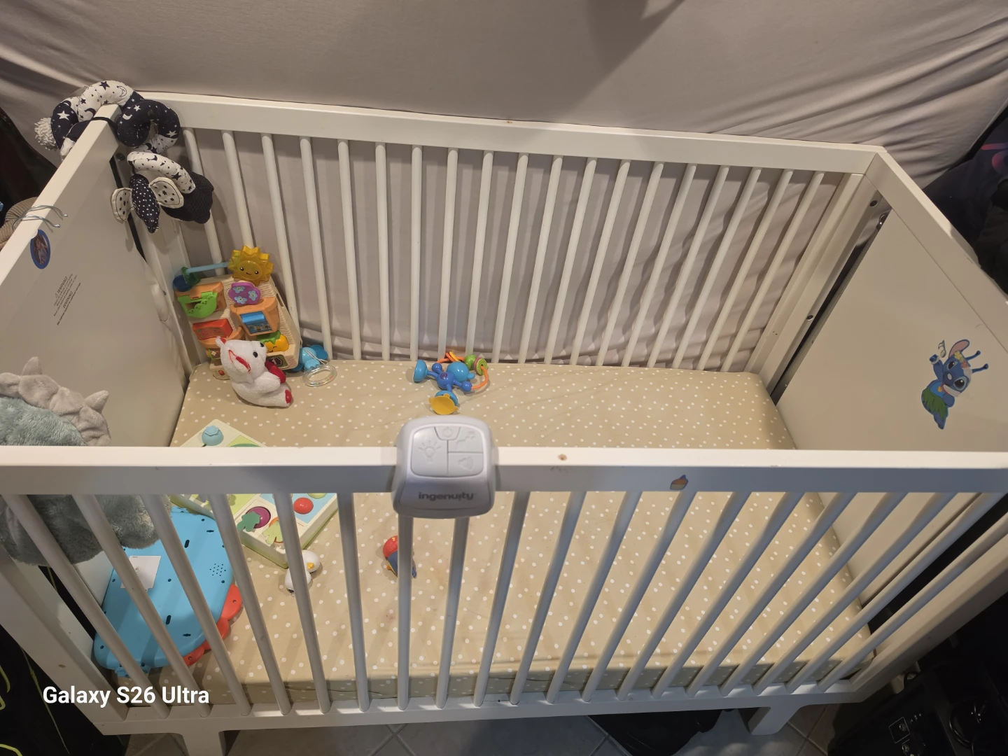 Ingenuity White Baby Crib with Mattress - photo 2