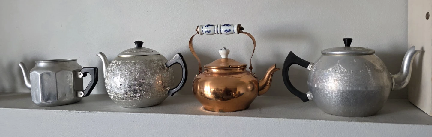Collection of Four vintage Teapots