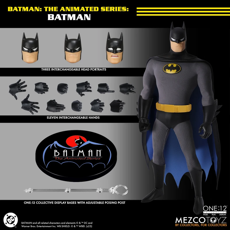 Mezco One:12  – Batman & Joker (TAS) – SEALED Pair! - photo 4