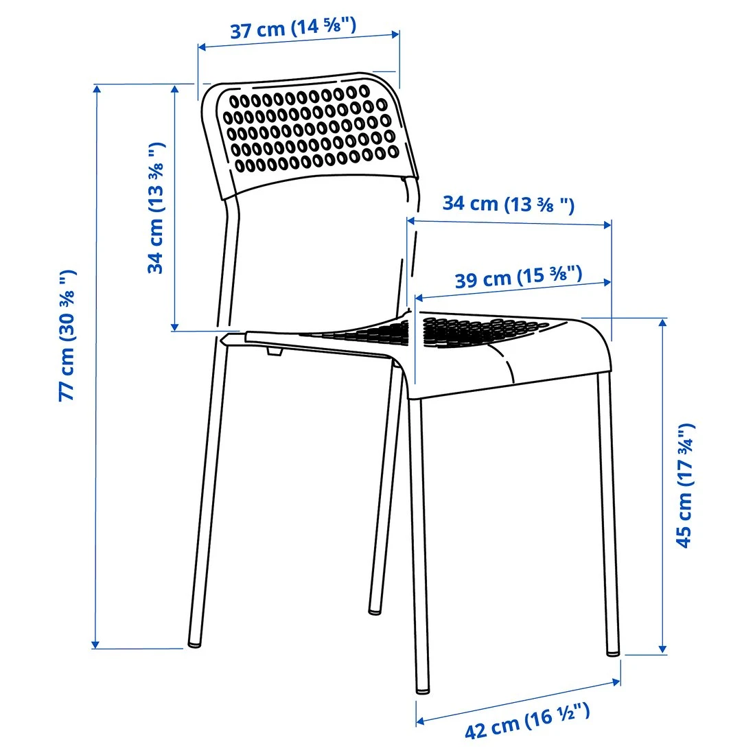 SANDSBERG, Chair , black - photo 3