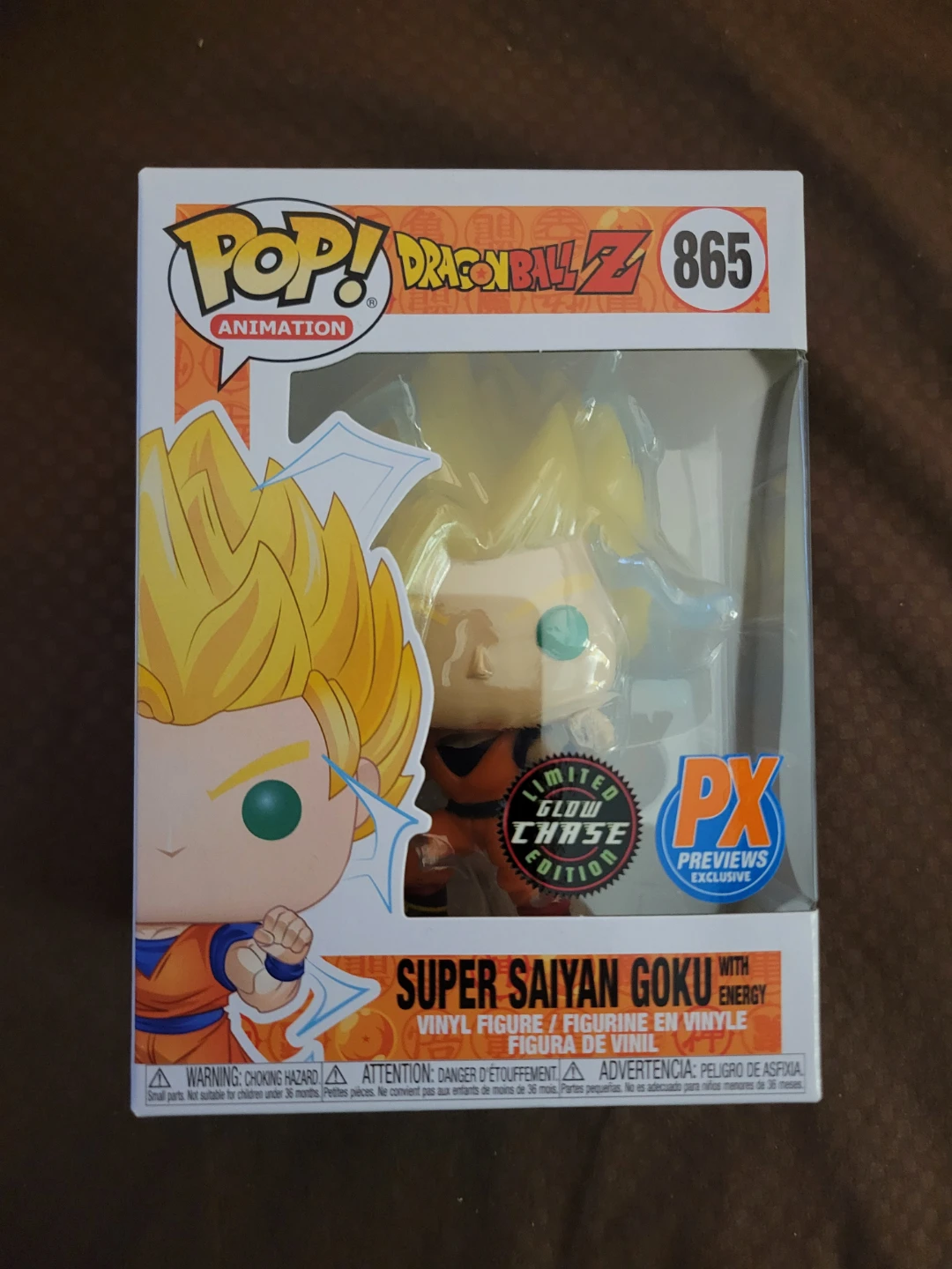 Funko Pop! Animation Super Saiyan Goku with Energy #865