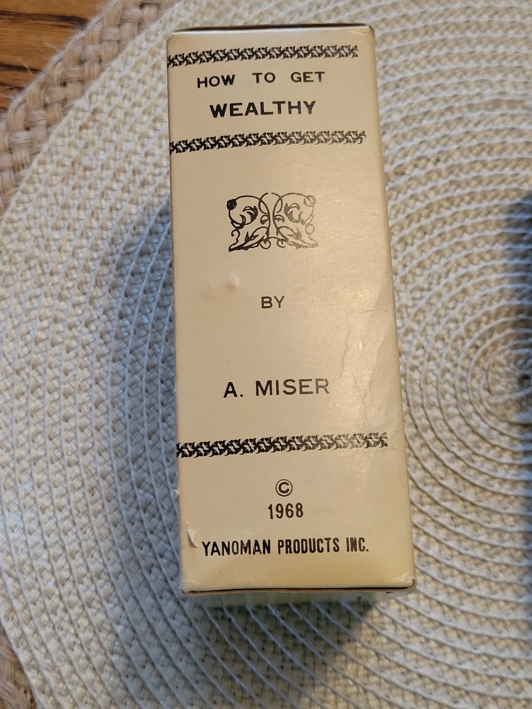 Vintage Yanoman How to Get Wealthy Secret Coin Bank.Wind Up Toys - photo 4