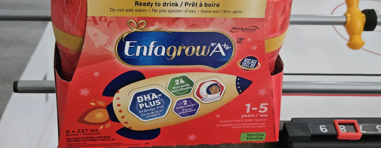 Enfagrow A+ Vanilla Milk-Based Nutritional Supplement 6 x 237mL