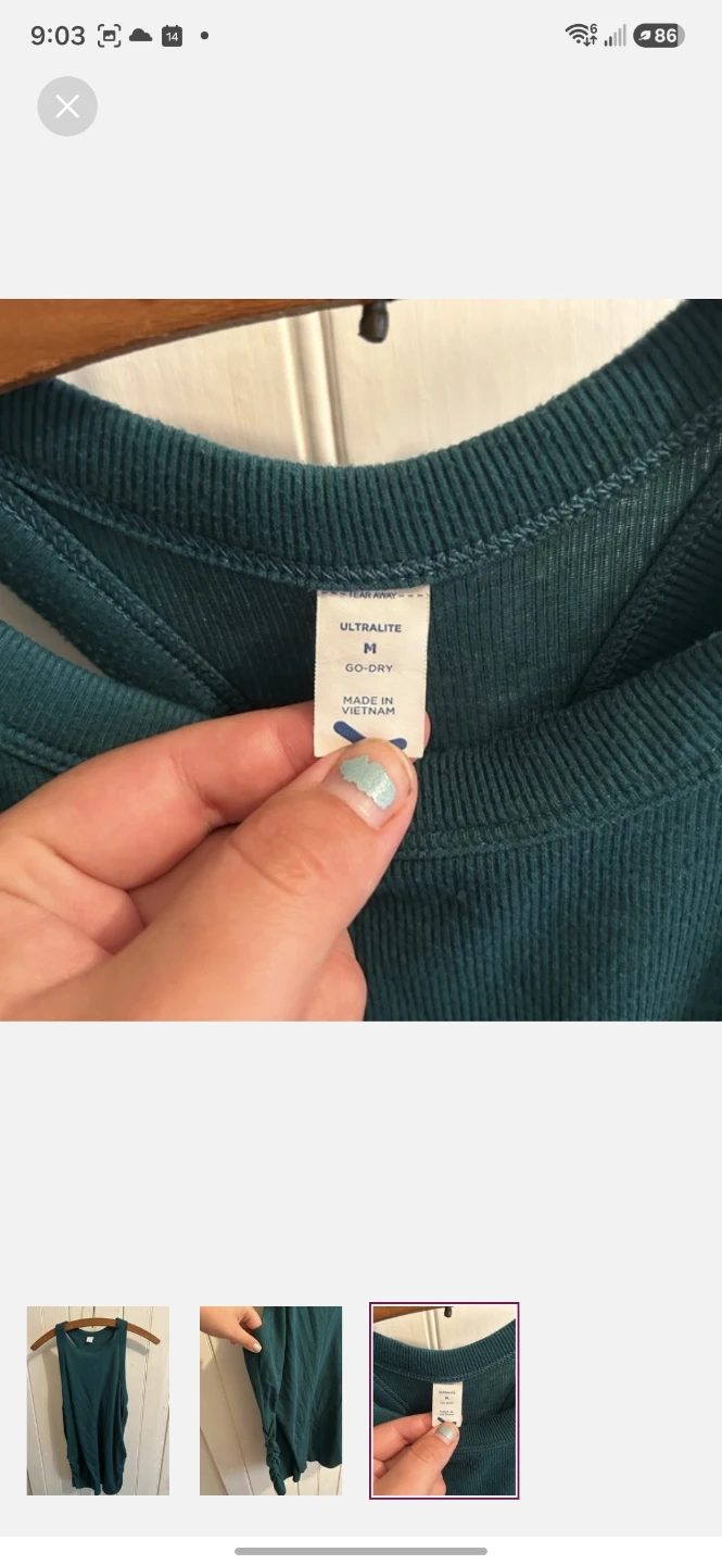 Old Navy Ultralite Go-Dry Tank Top - photo 3