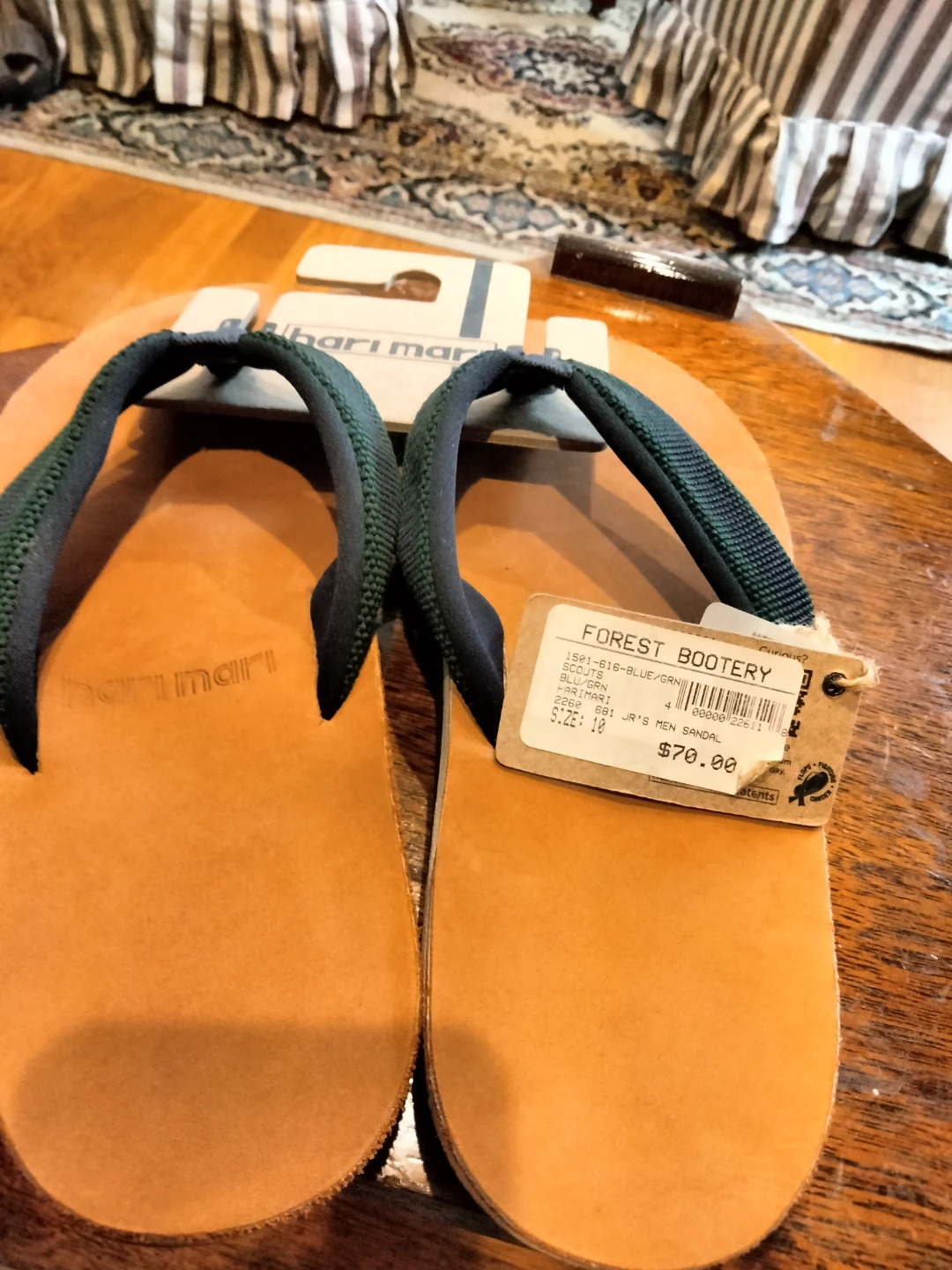 Hari Mari  Flip Flops - Size 10