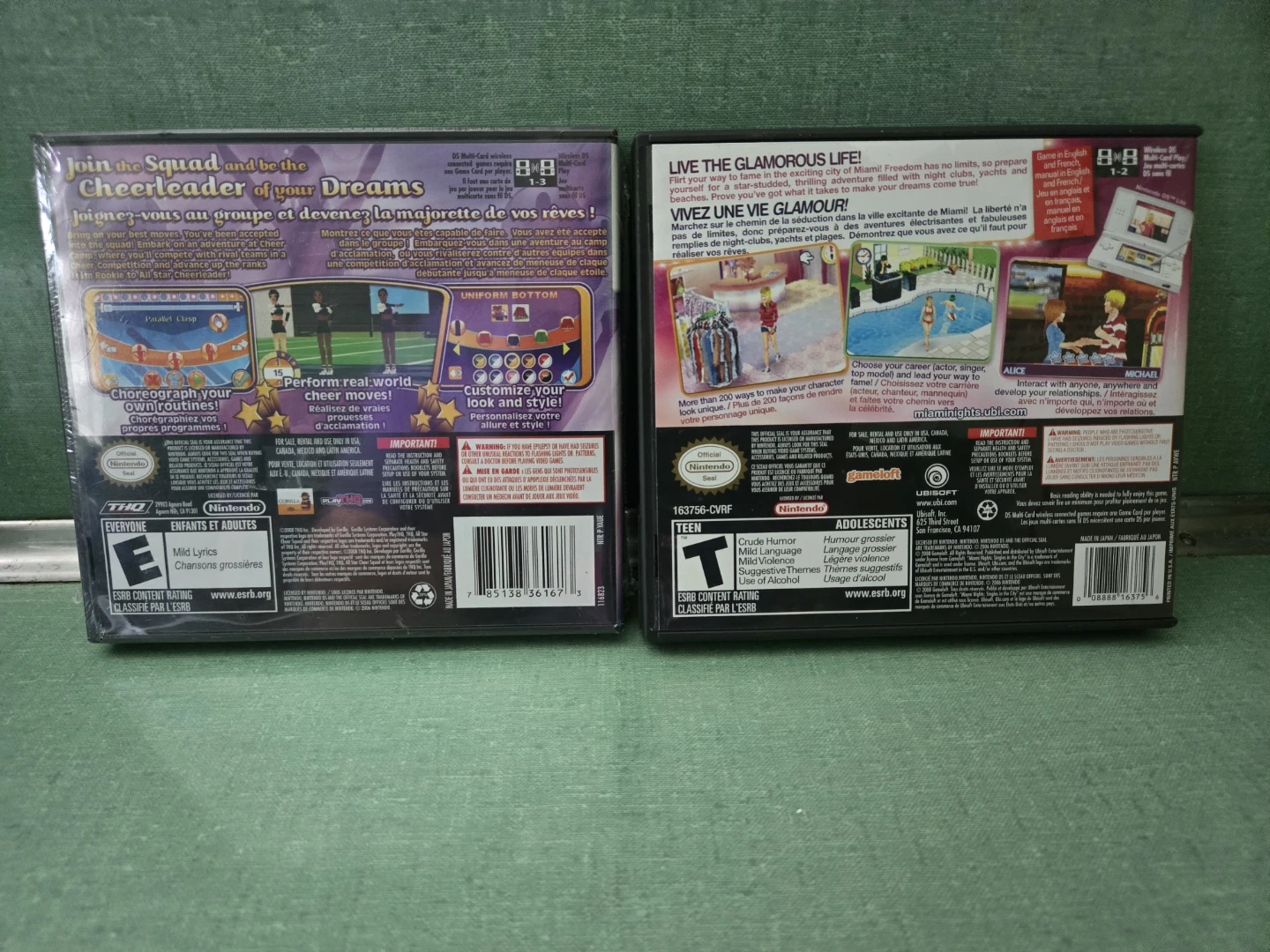 NINTENDO DS * Two Games - Miami Nights/All Star Cheer Squad - photo 2