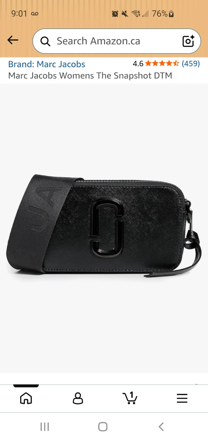 Marc Jacobs Snapshot DTM CrossBody Bag