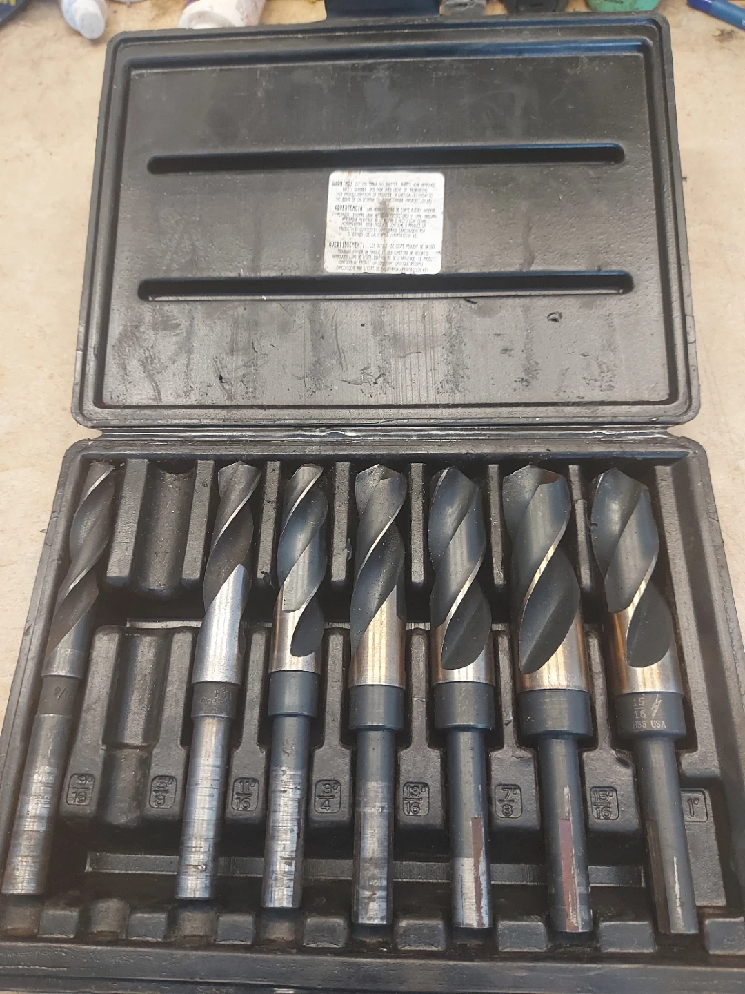 Drill Bit Set - 8 PC Reduced Shank