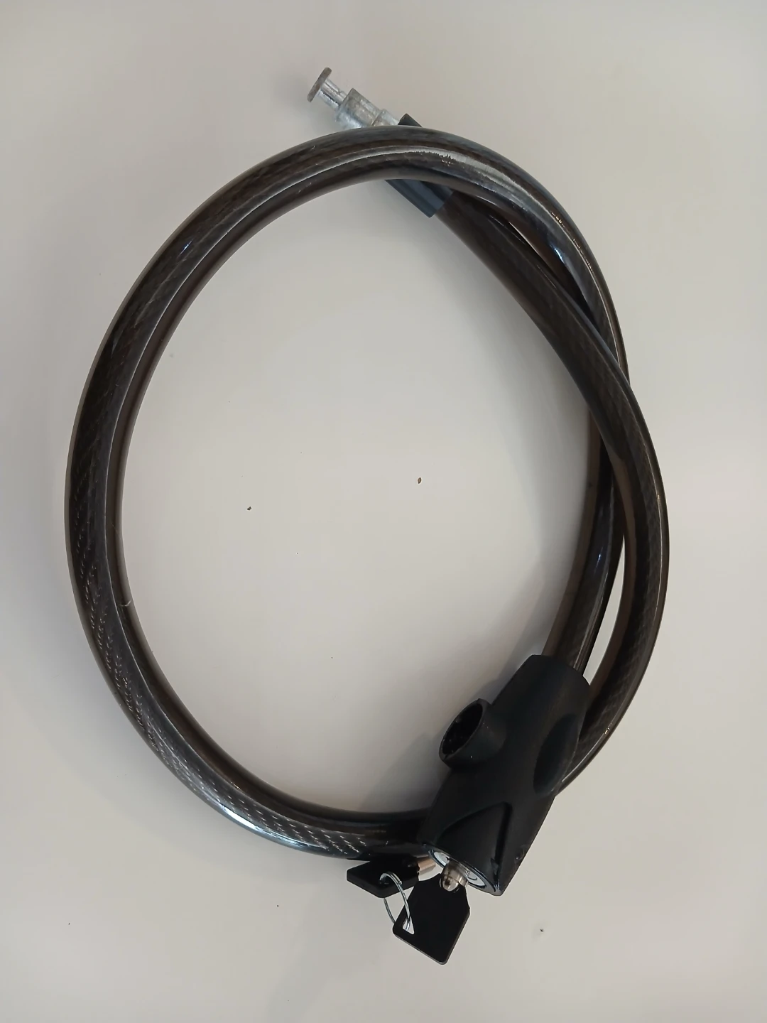 Black Cable Bike Lock with 2 Keys - photo 2